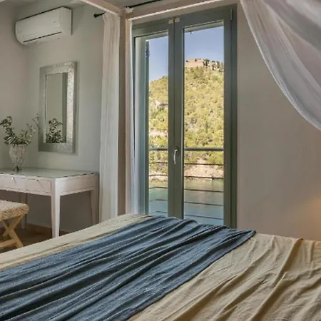 Magnificent Kefalonia Chalker 3 Bedrooms Seafornt Spectacular Sea Views Private Outdoor Pool Assos